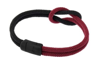 Maroon-Black Knot Narukvica