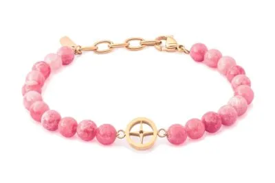 Rose Rhodochrosite Compass 6mm